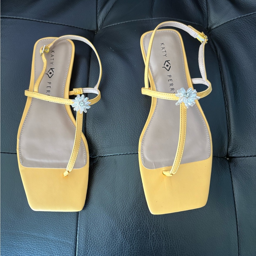 Katy Perry Collections Yellow Minimalist Sandals